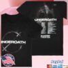 Underoath 777 Store Merch Summer Tour Black Tee