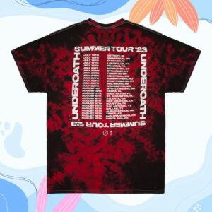 Underoath 777 Store Merch Summer Tour Dye Tee