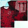 Underoath 777 Store Merch Summer Tour Dye Tee