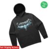 Unprocessed Store Merch Angel Bat Hoodie Faded Black