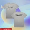 Unprocessed Store Merch Angel Bat Tee Faded Storm