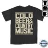 Zach Top Official Store Merch Black Cold Beer Tee