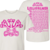 Lollapalooza Store Merch Women's Lolla Guide Lineup Boxy Tee