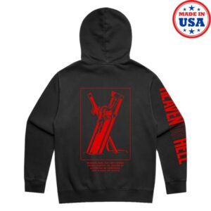 100 Merch Store Guilty Gear - 'Heaven Or Hell' Premium Pullover Hoodie - Black