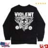 24Hundred Store Merch Violent Soho Blazin' Skull Long Sleeve (Black)