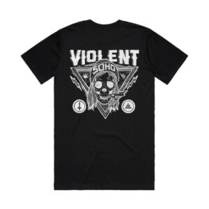 24Hundred Store Merch Violent Soho Blazin' Skull Shirt