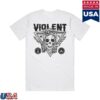 24Hundred Store Merch Violent Soho Blazin' Skull Shirt White