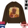 2Pac Store Merch Sometimes Brown Crewneck