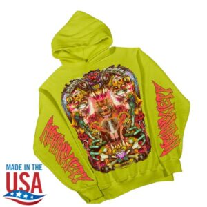 2Slimey Store Merch Yellow High Anxiety Hoodie