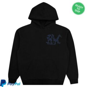 8Thwndr Store Merch Emerald Hoodie Black