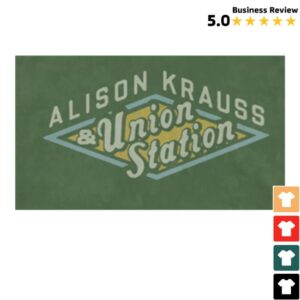 Alison Krauss Store Merch Green Diamond Logo Tee