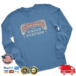 Alison Krauss Store Merch Washed Denim Circus Long Sleeve Tee