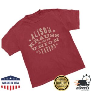 Alison Krauss Store Merch Woodstamp Chili Tee