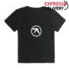 Aphex Twin Store Merch Aphex Logo Cropped Ribbed Tee - Black