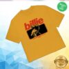 Billie Eilish Store Merch Live In 3D Hair Whip Mustard Shirt