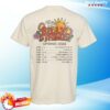 Billy Strings Store Merch Sunshine Shirt With Dates (Hailey Miller Beiden)