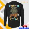 Billy Strings Store Merch Tiger Battle Long Sleeve Tee With Dates (Matt Trievel)
