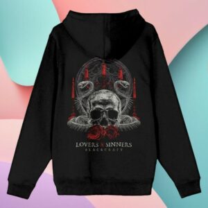 Blackcraft Cult Store Merch Lovers And Sinners Zip-Up Hoodie