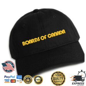 Bleep Store Merch Boards Of Canada Boards Of Canada Logo Cap - Black