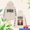 Blood Incantation Store Merch All Gates Open Back Cover Zip Up Hoodie