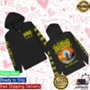 Blood Incantation Store Merch All Gates Open Zip Up Hoodie Black