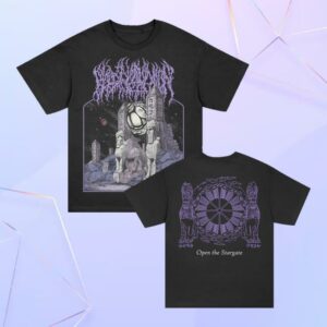 Blood Incantation Store Merch Sumerian Stargate Shirt (Black)