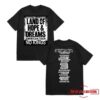 Bruce Springsteen Merch Store 2026 Land Of Hope & Dreams American Tour No Kings Shirt Black
