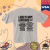 Bruce Springsteen Store Merch 2026 Land Of Hope & Dreams American Tour Flag Tee