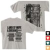 Bruce Springsteen Store Merch 2026 Land Of Hope & Dreams American Tour Flag Tee