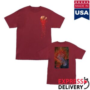 Cannibal Corpse Store Merch Cannibal Corpse X Creature Blood Trail Shirt Cardinal Red