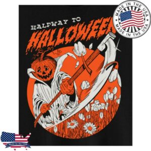 Cavitycolors Store Merch Halfway To Halloween 2026 T-Shirt Shaka Wear