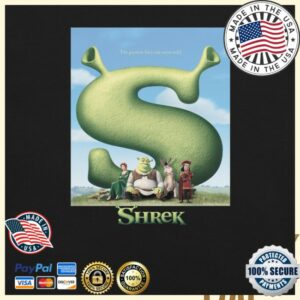 Cinemark Store Merch Shrek Movie Poster T-Shirt