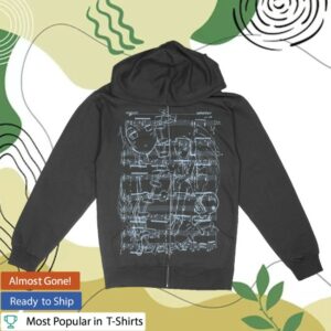 Dead Air Store Merch Pray For Zip Hoodie