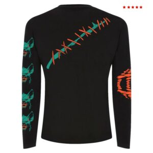 Devildriver Store Merch Hyena Face Long Sleeve Tee