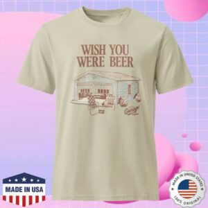 Drink Garage Beer Store Merch Wish You Were Beer Shirt