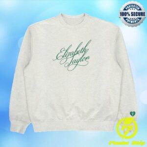 Elizabeth Taylor Store Merch Elizabeth Taylor Script Crewneck