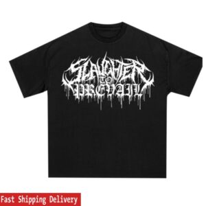 First Blood Store Merch Slaughter To Prevail Oni Red T-Shirt