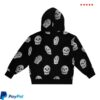 Freak The World Store Merch 3D Logo Pattern Hoodie Black