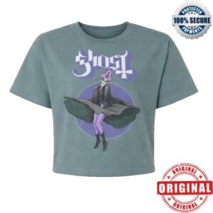 Ghost Store Merch Black Pastel Possession Crop Tee