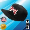 Ghost Store Merch Red Logo Snapback Cap