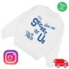 Gracie Abrams Store Merch The Secret Of Us Deluxe White Tour Crewneck