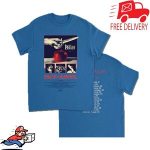 Hallas Store Merch Face Of An Angel Blue Tour Shirt