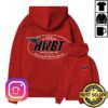 Hwbt Store Merch Fully Authorized Oversized Hoodie Red