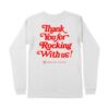 Lake Street Dive Store Merch Thank You For Rocking With Us Long Sleeve Shirt