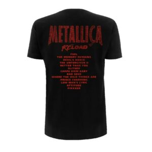 Metallica Store Merch Reload Black Shirt