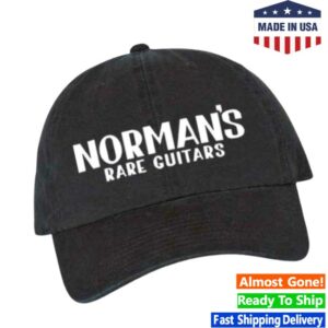 Norman's Rare Guitars Store Merch Norman's Rare Guitars Black Embroidered Dad Hat