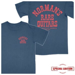 Norman's Rare Guitars Store Merch Norman's Rare Guitars True Navy Arch Logo Tee