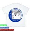 Online Ceramics Store Merch Blue Note Center Label White Shirt