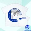 Online Ceramics Store Merch Blue Note Center Label White Shirt