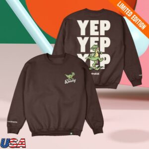 Retrokid Store Merch The Land Before Time Ducky Crewneck Dark Chocolate